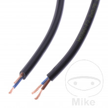 Kabel H03VV-für 2X0.75 schwarz Packung 5 Meter Alternative: 1570310
