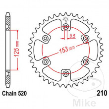 KERA 43Z TEIL 520 INNEND 125 LK 153