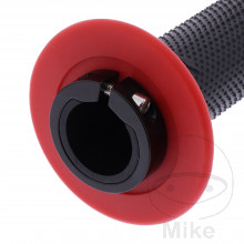 Griffgummi 708 rot/schwarz Durchmesser 22 / 25 mm geschlossen.