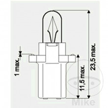 Lampe 12V1.2W JMP B8.3D Inhalt 10 Stück
