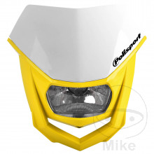 Scheinwerfer Maske Halo weiß/gelb 