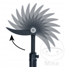 HEBELEISEN 610-940MM Teleskop ROLLKOPF