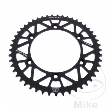 Alu-Kettenrad 49Z Teilung 520 schwarz JT Innendurchmesser 136 Lochkreis 156