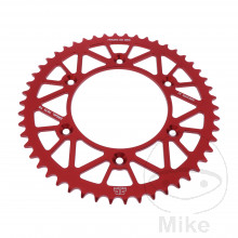 Alu-Kettenrad 50Z Teilung 520 rot JT Innendurchmesser 125 Lochkreis 153