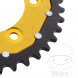 Kettenrad Dual 39Z Teilung 520 gold ZF Innendurchmesser 100 Lochkreis 124