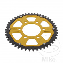 Kettenrad Dual 47Z Teilung 428 gold ZF Innendurchmesser 068 Lochkreis 090