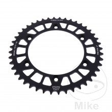 Alu-Kettenrad 44Z Teilung 520 schwarz JT Innendurchmesser 136 Lochkreis 156