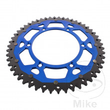 Kettenrad Dual 52Z Teilung 520 blau ZF Innendurchmesser 130 Lochkreis 150