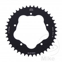 Alu-Kettenrad 42Z Teilung 520 schwarz für Kettenradträger 7585011