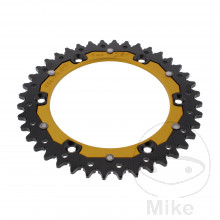 Kettenrad Dual 40Z Teilung 520 gold ZF Innendurchmesser 136 Lochkreis 156