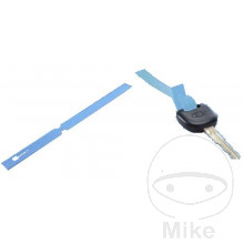 Schlüsselanhänger blau PVC 1000 Stück