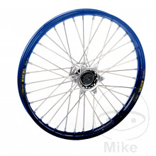 komplett Rad 21-1.60 Haan Wheels Felge blau Nabe silber