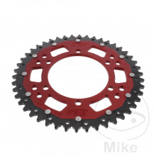 Kettenrad Dual 46Z Teilung 520 rot ZF Innendurchmesser 110 Lochkreis 130