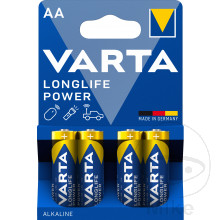Gerätebatterie Mignon AA Varta 4er Blister LL POW MQ 1566000