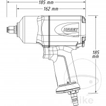 Schlagschrauber 1/2 Zoll 9012EL-SPC Hazet