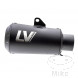 Schalldämpfer SBK Edelstahl LV-10 Slip On Full black