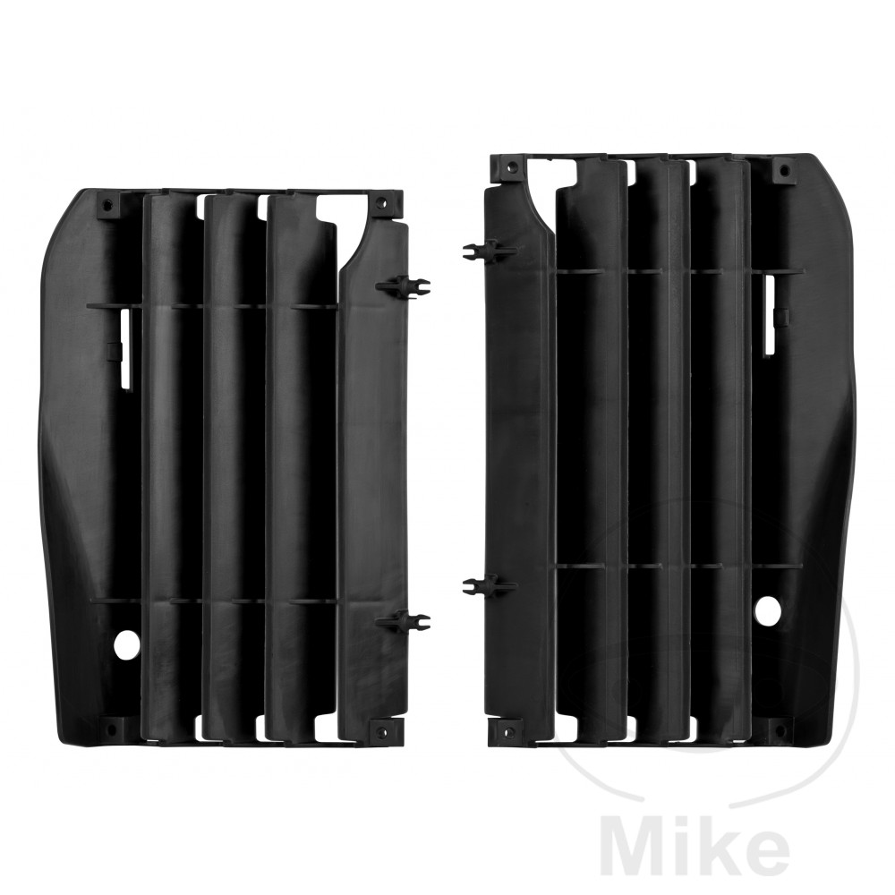 POLISPORT Noir radiator guards nageoires 8456300003 Honda CRF 250 R 2011