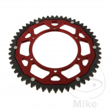 Kettenrad Dual 53Z Teilung 420 rot ZF Innendurchmesser 108 Lochkreis 123