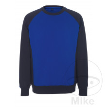 Sweat-Shirt Mascot Größe M kornblau/schwarz-blau