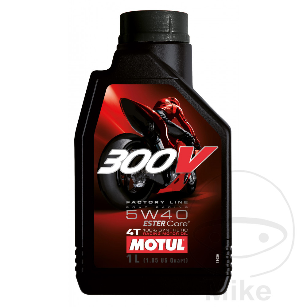 Olej Motul 300V 4T 5W40 Road Racing plně syntetický - 1 litr