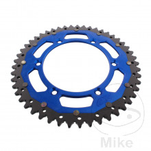 Kettenrad Dual 49Z Teilung 520 blau ZF Innendurchmesser 130 Lochkreis 150