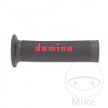 Griffgummi A010 schwarz/rot Domino Durchmesser 22 / 26 mm offen