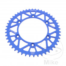 Alu-Kettenrad 48Z Teilung 520 blau JT Innendurchmesser 130 Lochkreis 150