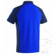 Polo-Shirt Mascot Größe XL kornblau/schwarz-blau