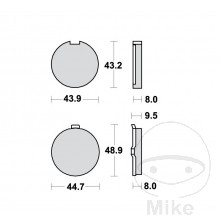 Bremsklotz Standard TRW Alternative: 7325954