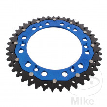 Kettenrad Dual 45Z Teilung 520 blau ZF Innendurchmesser 136 Lochkreis 156