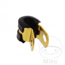 Halter Bremsschlauch JMP Bolt 6 mm Alu gold
