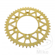 Alu-Kettenrad 46Z Teilung 525 gold JT Innendurchmesser 110 Lochkreis 130