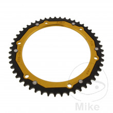 Kettenrad Dual 51Z Teilung 428 gold ZF Innendurchmesser 152 Lochkreis 175