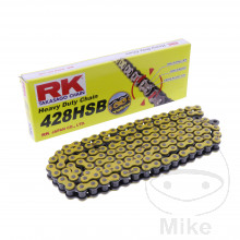 RK Standardkette gelb 428 HSB Meter Preis pro Kettenglied mit Clipschloss