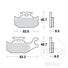 Bremsklotz Sinter SI TRW Alternative: 7325608