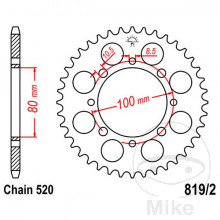 KERA 41Z TEIL 520 INNEND 080 LK 100