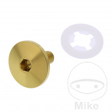 Schraube Ventil M7X1M mm 11 mm Edelstahl V4A gold