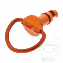 Schnellverschlussschraube alu Verkleidung 19 mm D-Ring orange
