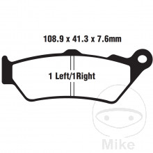 Bremsklotz Standard Scooter EBC Alternative: 7872765