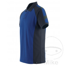 Polo-Shirt Mascot Größe 2XL kornblau/schwarz-blau