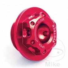 Öleinfüllschraube alu Evotech 22X1.5 mm rot