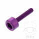 Zylinderschraube JMP Bolt M4X0.7 mm 20 mm Alu violett