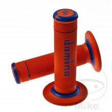 Griffgummi A190 orange/blau Domino Durchmesser 22 / 26 mm geschlossen.