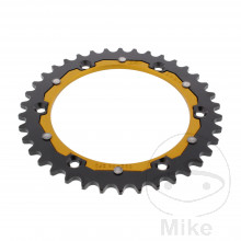 Kettenrad Dual 38Z Teilung 520 gold ZF Innendurchmesser 136 Lochkreis 156