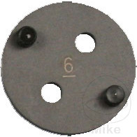 Adapterplatte 6 für BREMSKOLBEN RUECKSETZW