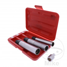 Zündkerzenstecknuss Schlüsselweite 16 mm + 18 mm + 21 mm mit Drehmoment Satz JMP