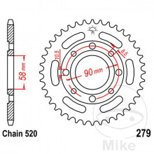 KERA 40Z TEIL 520 INNEND 058 LK 090