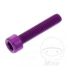 Zylinderschraube JMP Bolt M6X1.00 mm 30 mm Alu violett