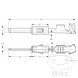 Flachstecker 0.5-1.0 1.6 mm Inhalt 50 Stück