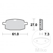 Bremsklotz Scooter TRW Alternative: 7320520
